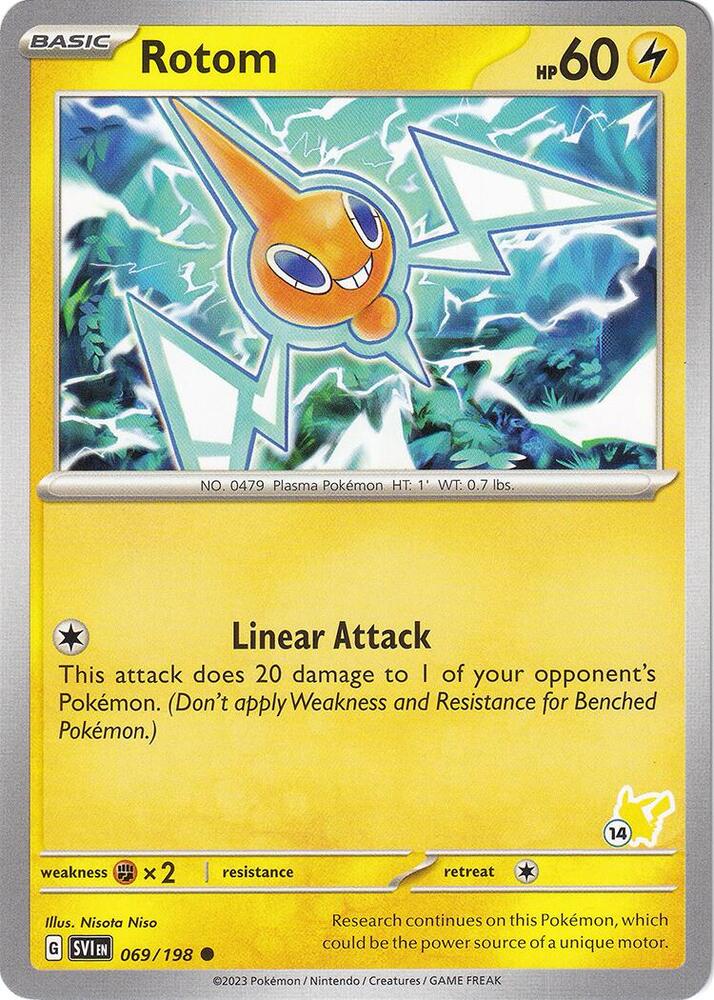 Rotom - Pikachu 14 card image