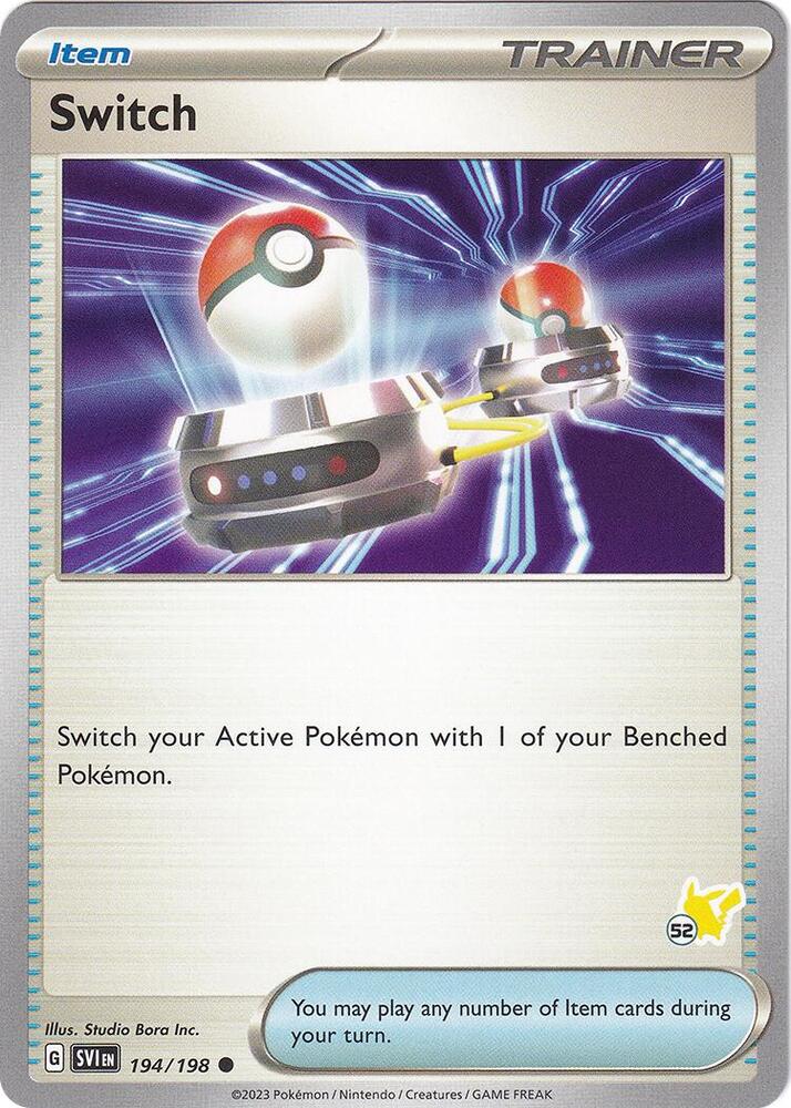 Switch - Pikachu 52 card image