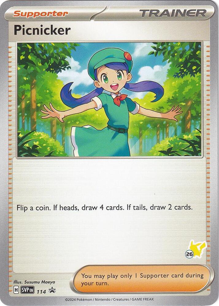 Picnicker - Pikachu 26 card image