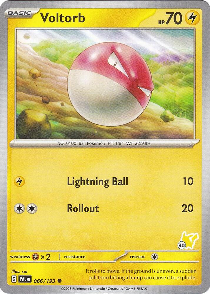 Voltorb - Pikachu 30 card image