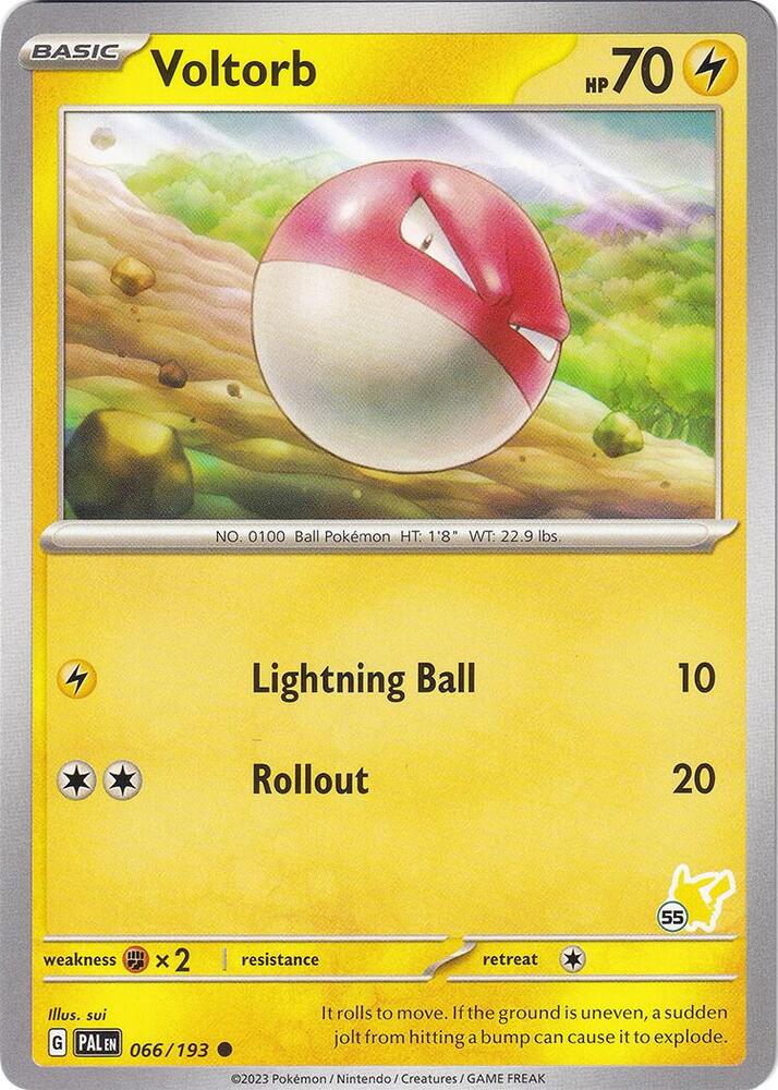Voltorb - Pikachu 55 card image