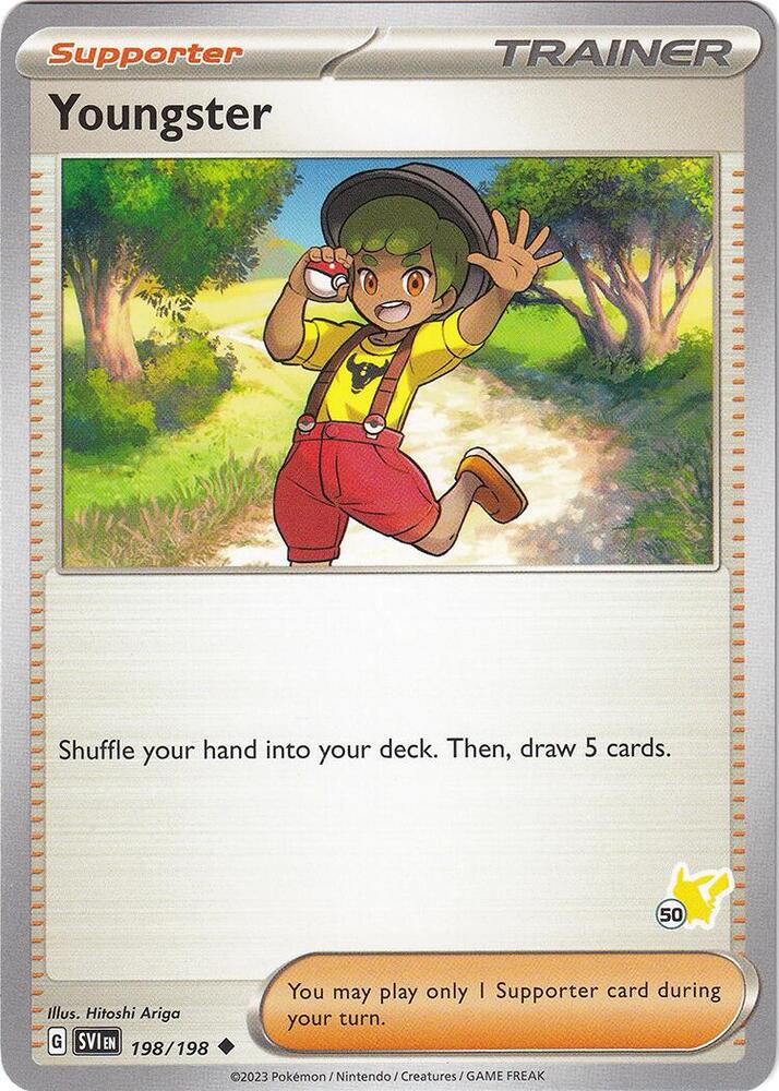 Youngster - Pikachu 50 card image