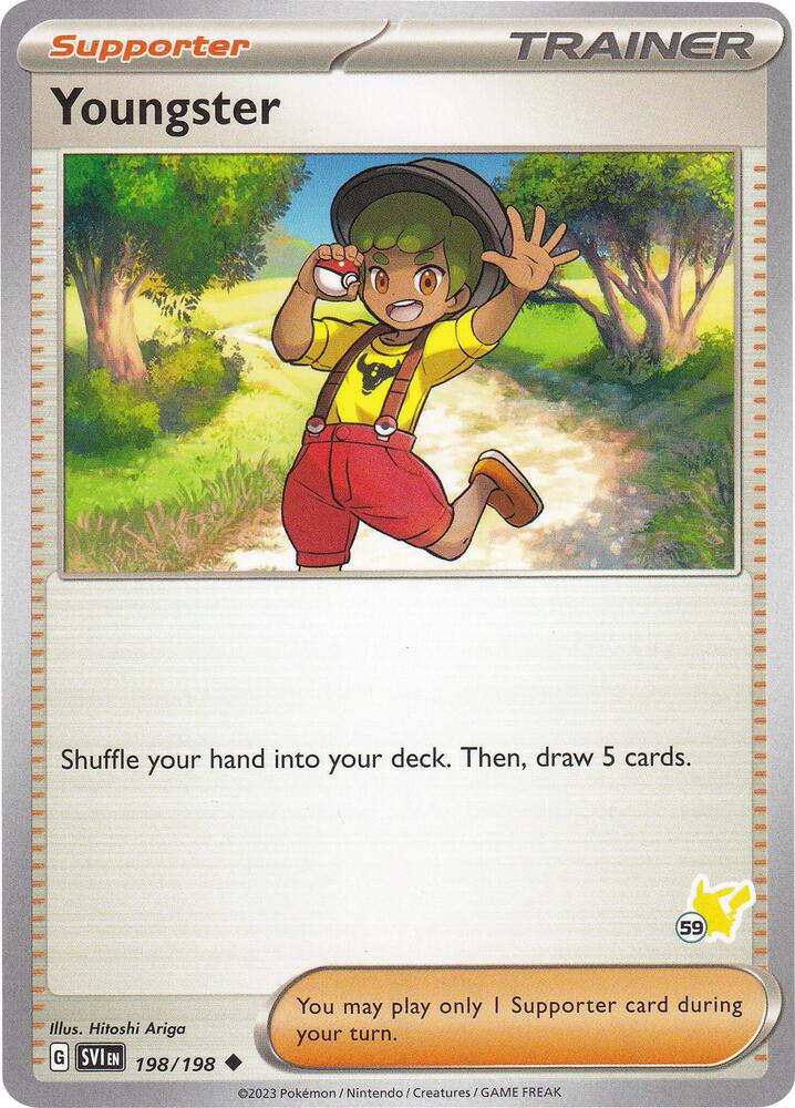 Youngster - Pikachu 59 card image