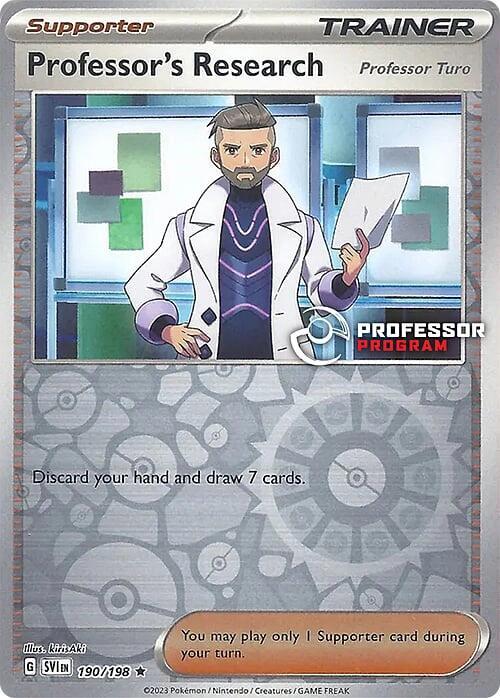 Professor's Research [Professor Turo] - 190/198 card image