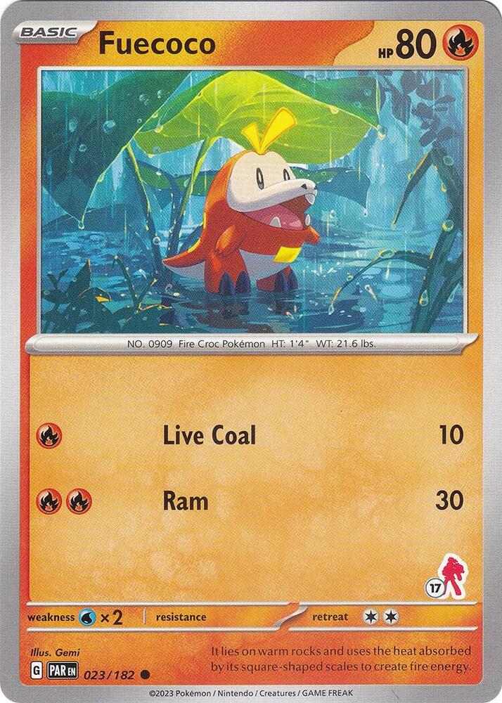 Fuecoco - Armarouge 17 card image