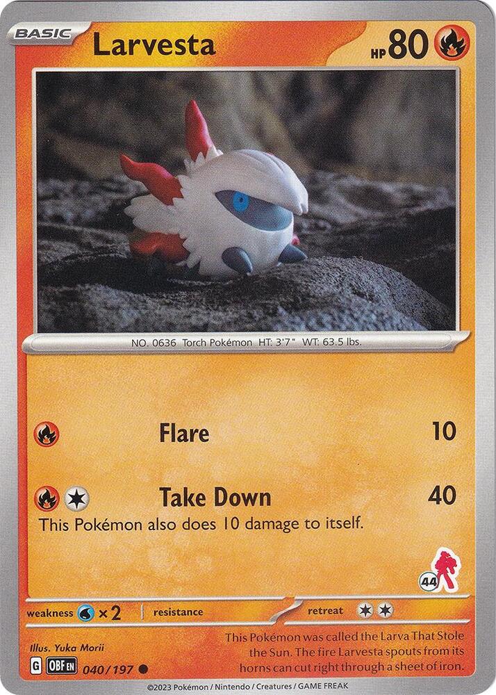 Larvesta - Armarouge 44 card image