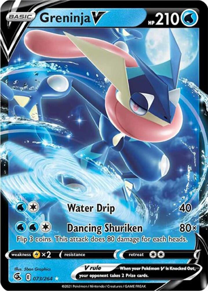 Greninja V - 073/264 (Non-Holo) card image