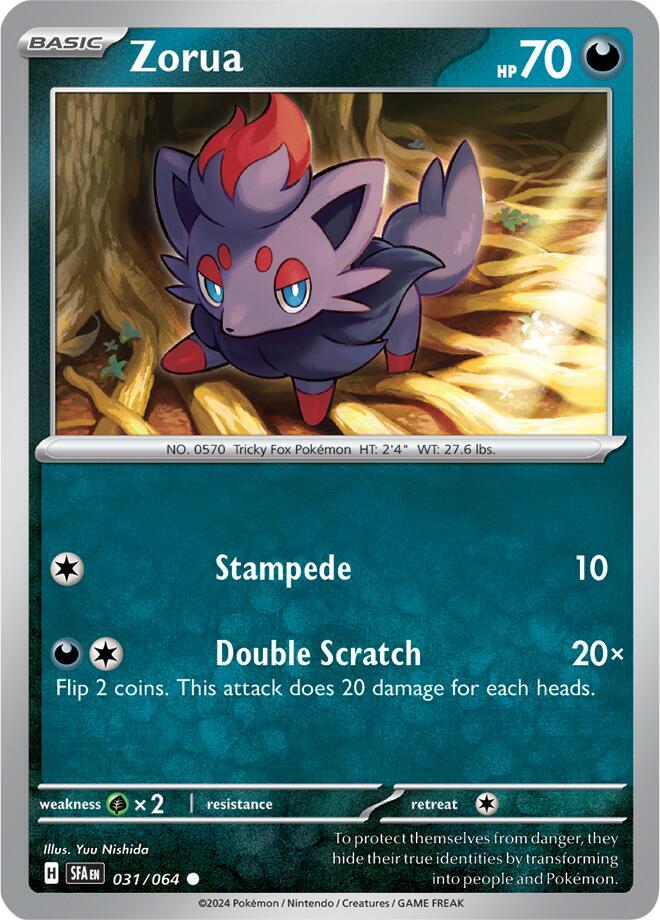 Zorua - 031/064 card image