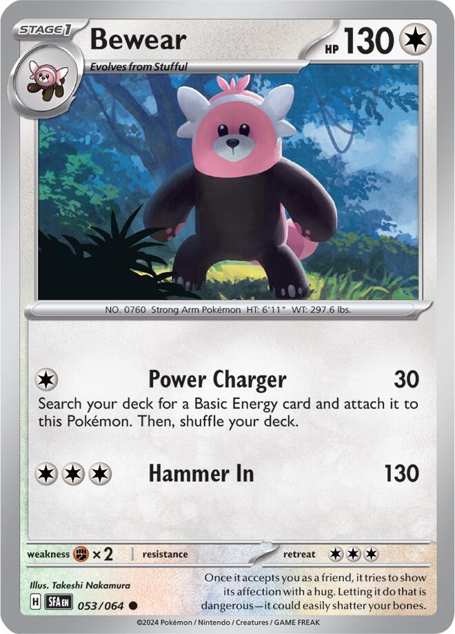 Bewear - 053/064 card image
