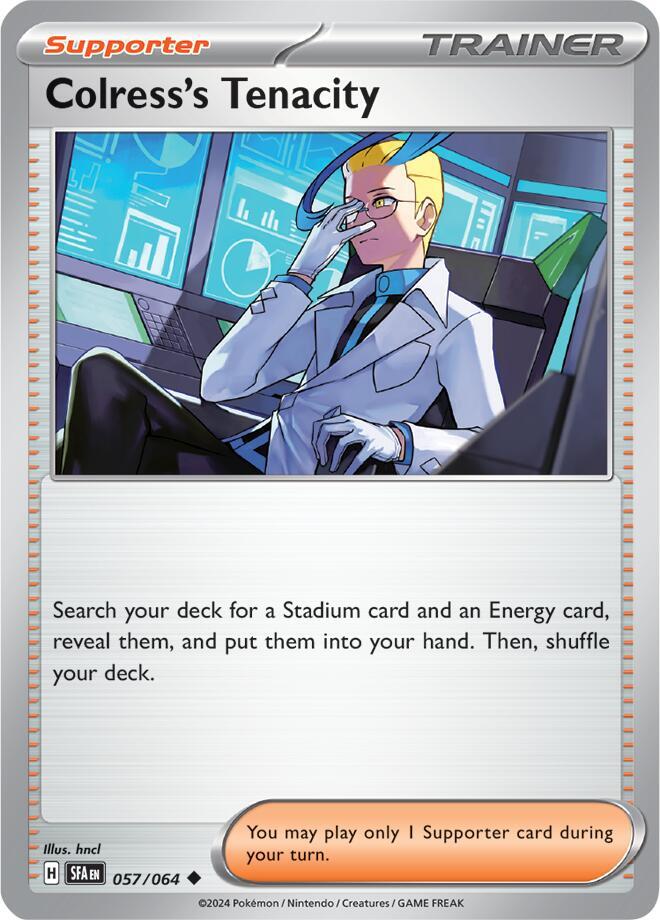 Colress's Tenacity - 057/064 card image