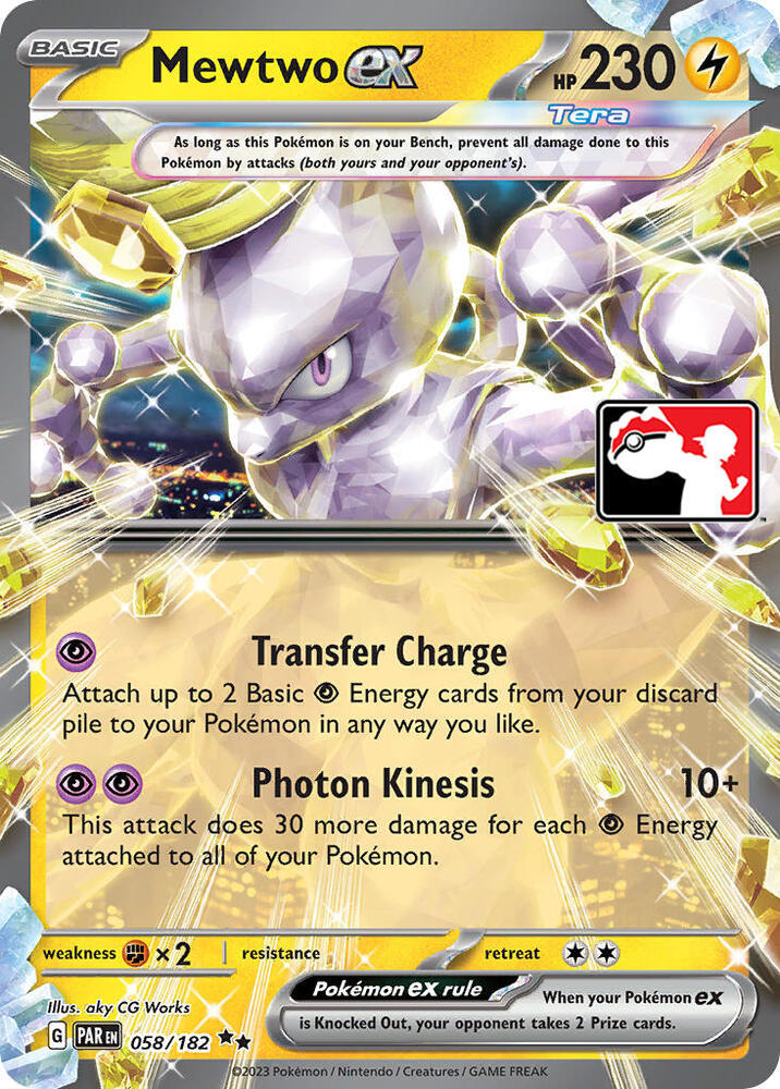 Mewtwo ex - 058/182 card image