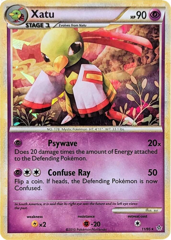 Xatu - 11/95 (Cracked Ice Holo) card image