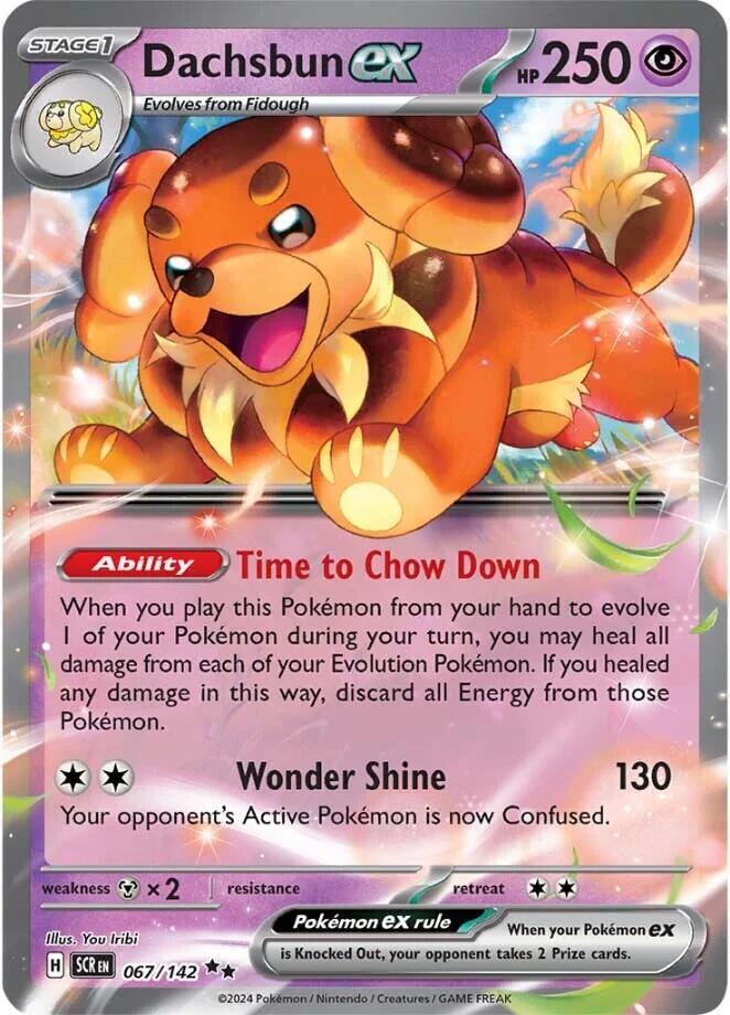 Dachsbun ex - 067/142 card image