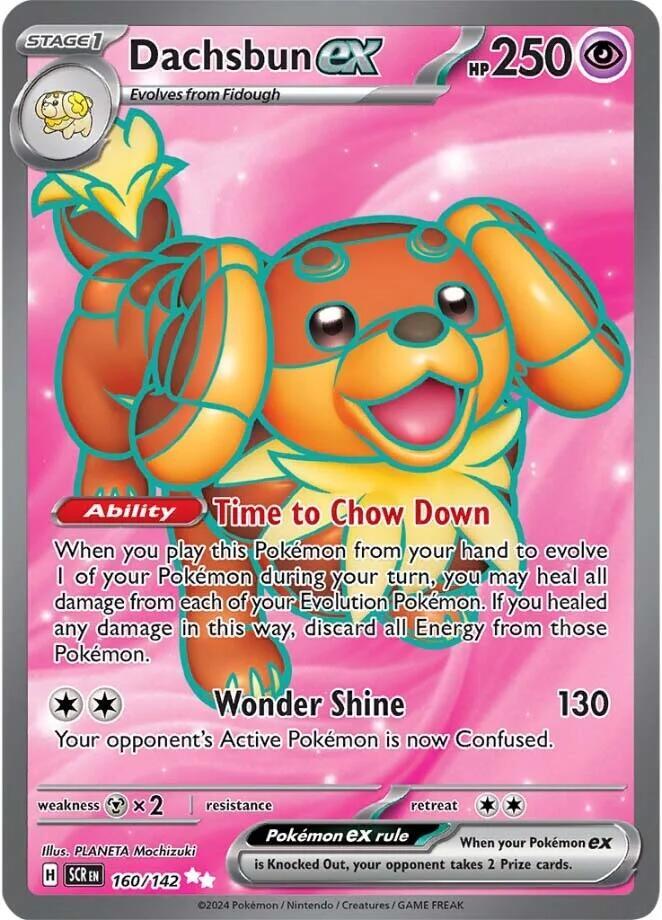 Dachsbun ex - 160/142 card image