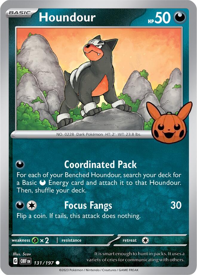 Houndour - 131/197 card image