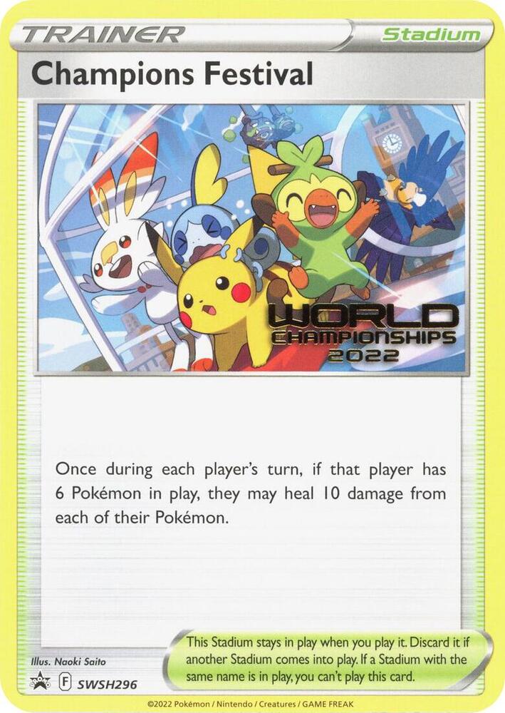 Champions Festival - SWSH296 (World Championships 2022) card image
