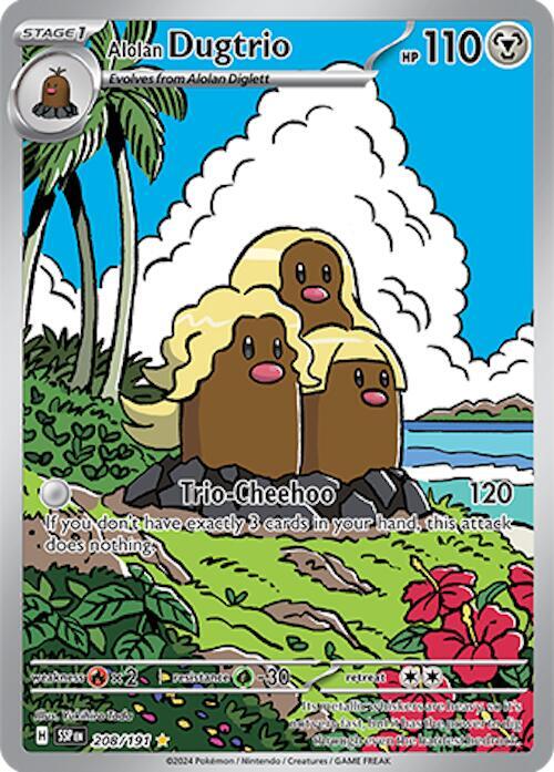 Alolan Dugtrio - 208/191 card image