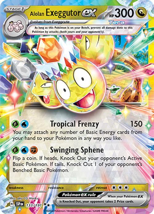 Alolan Exeggutor ex - 133/191 card image