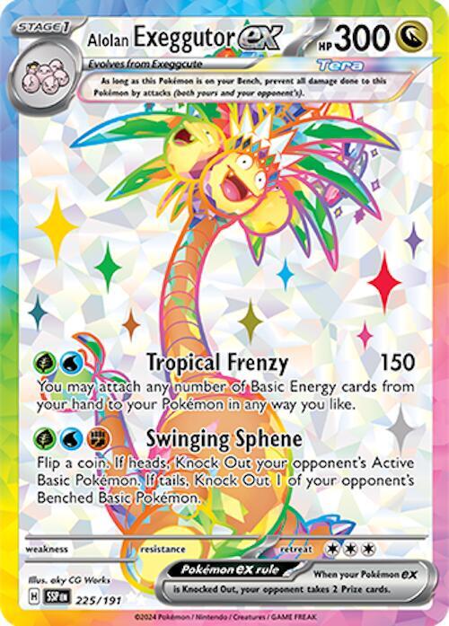 Alolan Exeggutor ex - 225/191 card image