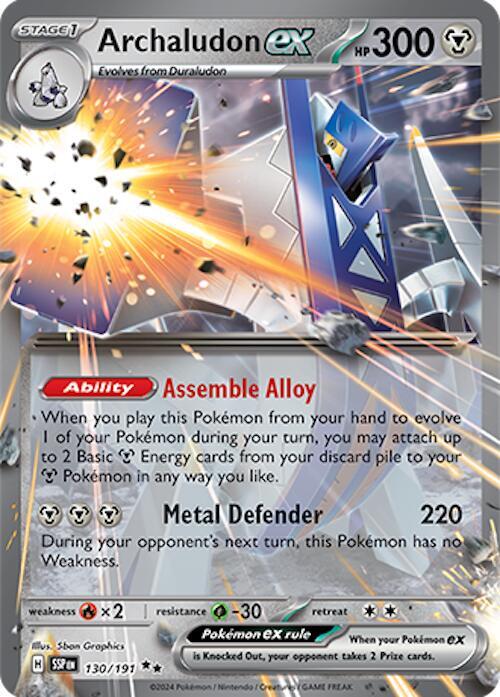 Archaludon ex - 130/191 card image