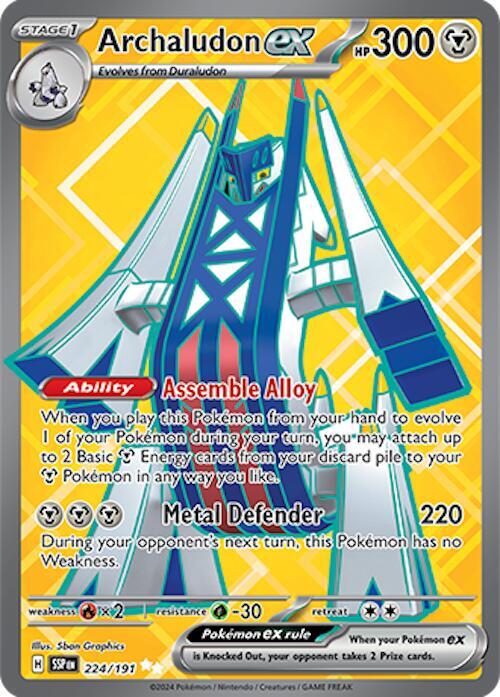 Archaludon ex - 224/191 card image