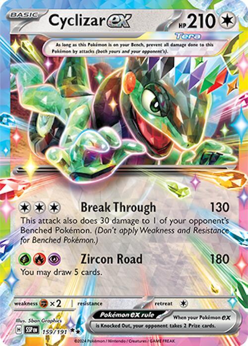 Cyclizar ex - 159/191 card image