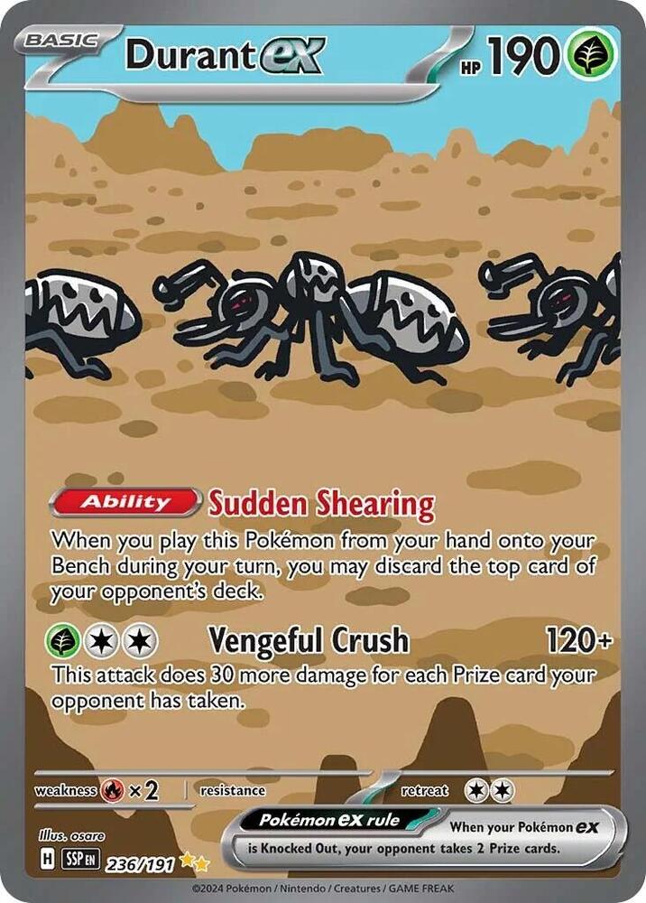 Durant ex - 236/191 card image