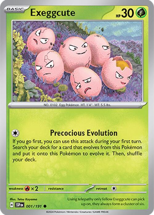Exeggcute - 001/191 card image