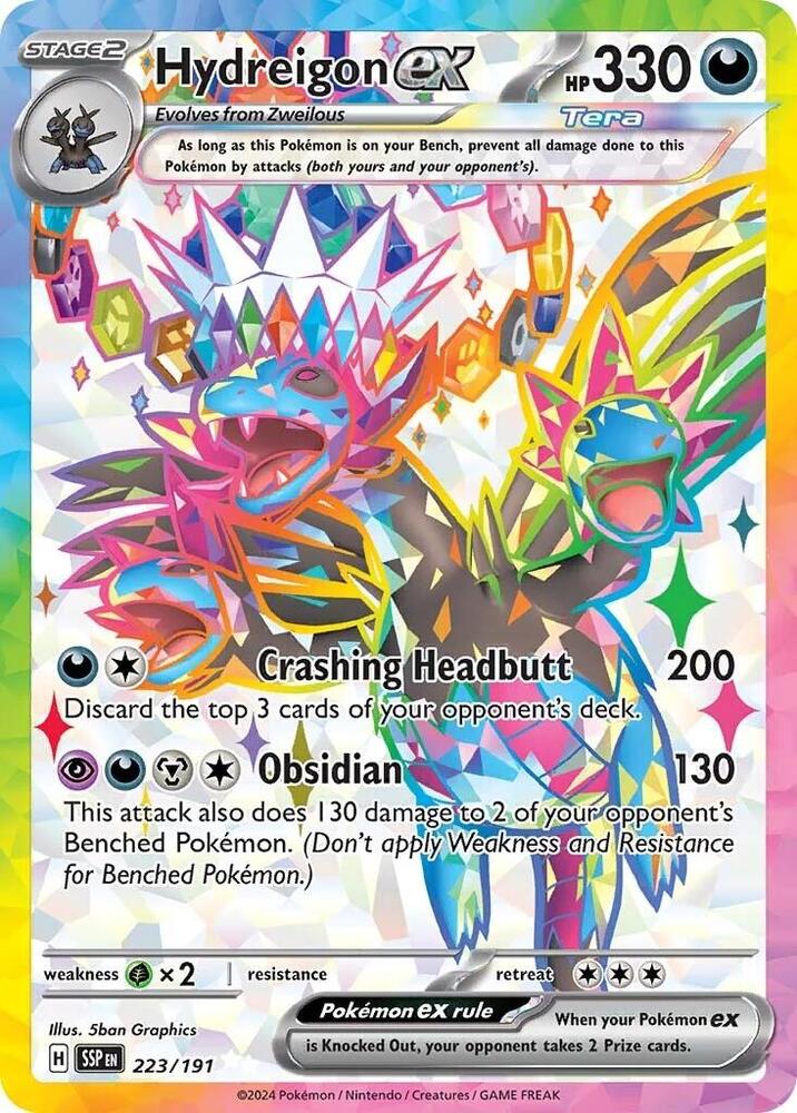 Hydreigon ex - 223/191 card image