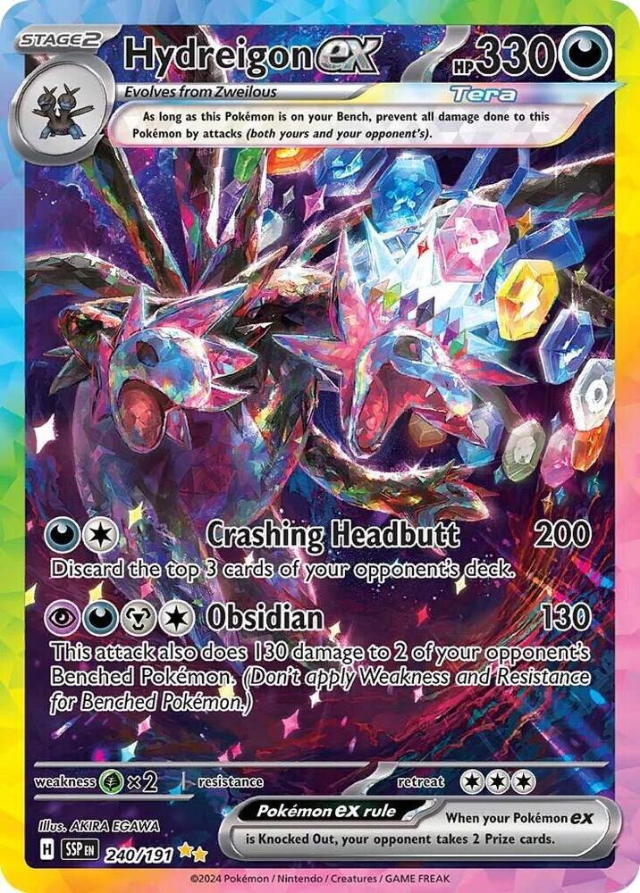 Hydreigon ex - 240/191 card image