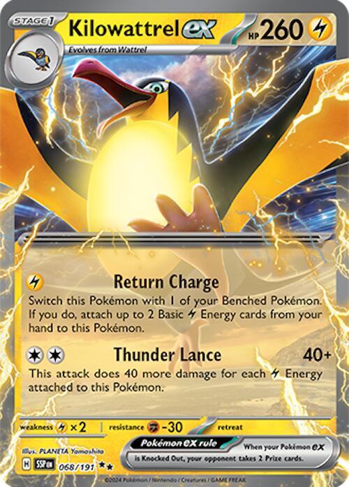 Kilowattrel ex card image