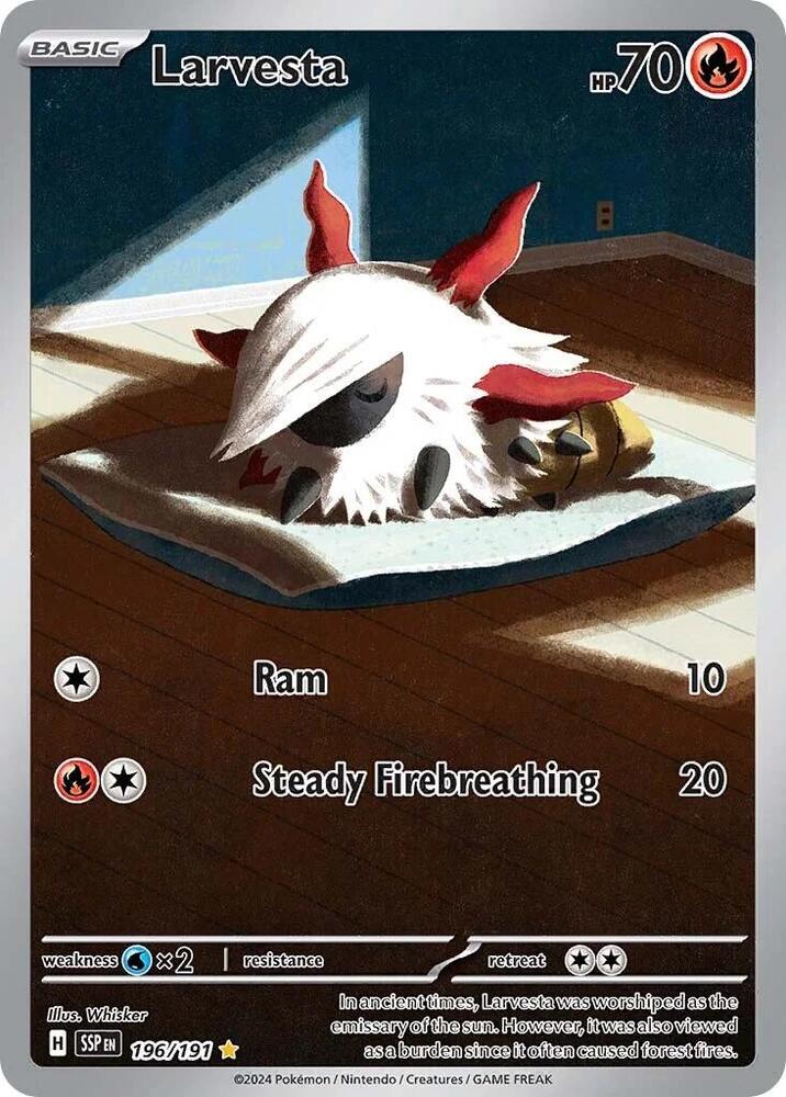 Larvesta - 196/191 card image