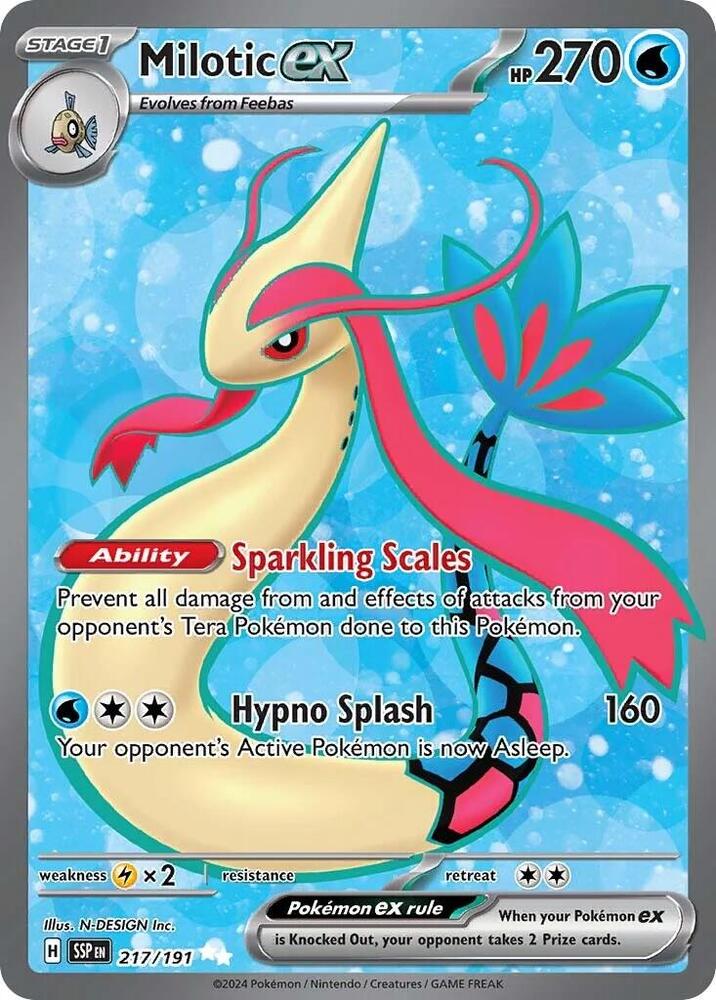 Milotic ex - 217/191 card image
