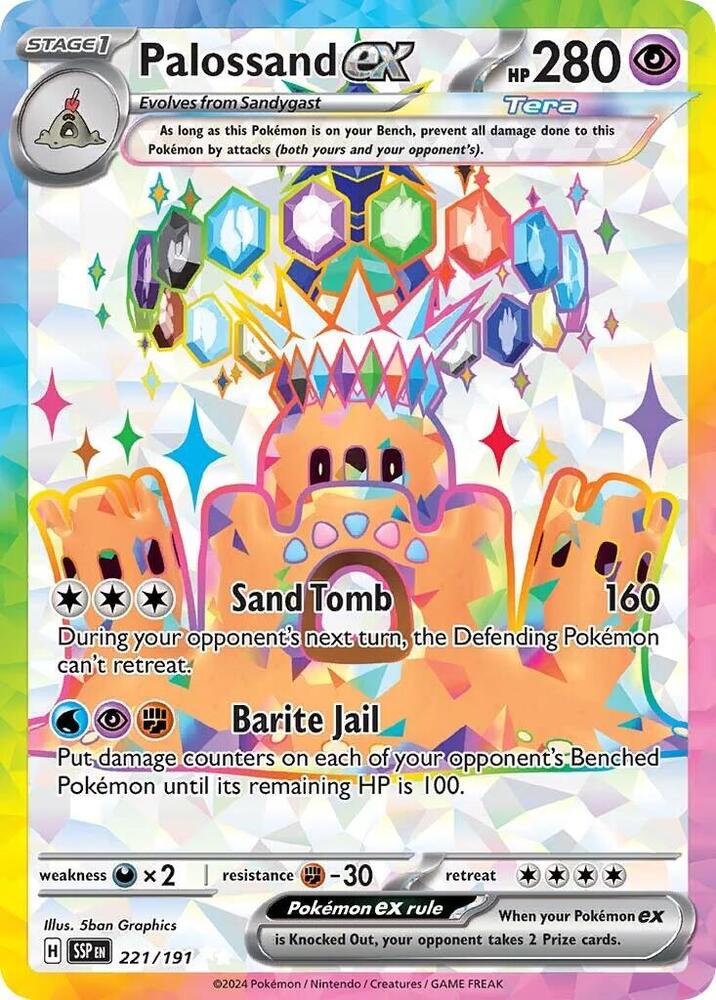 Palossand ex - 221/191 card image