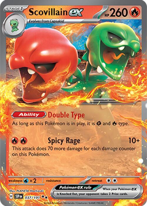 Scovillain ex - 037/191 card image