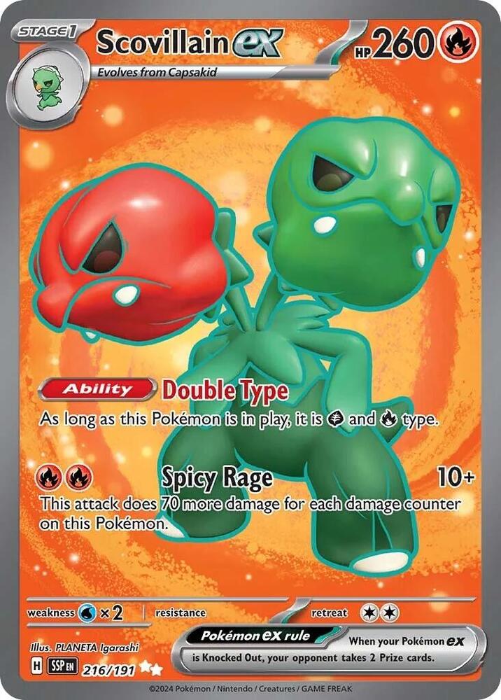 Scovillain ex - 216/191 card image
