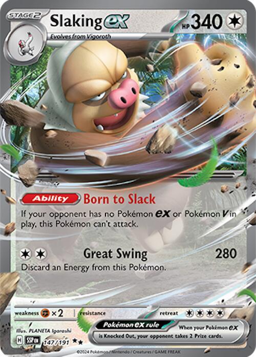 Slaking ex - 147/191 card image