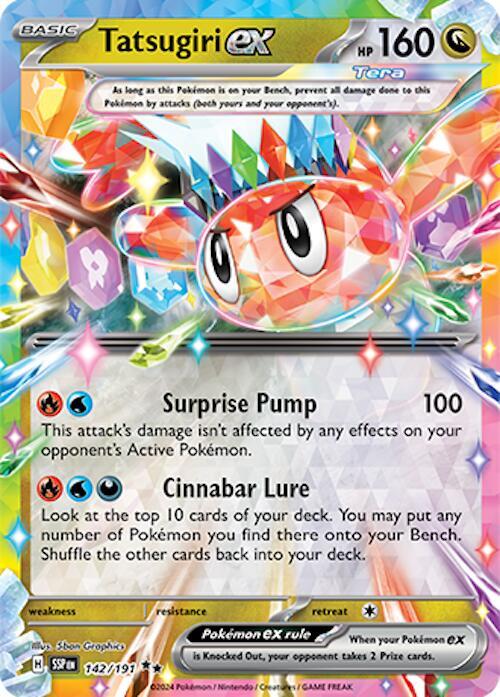 Tatsugiri ex - 142/191 card image