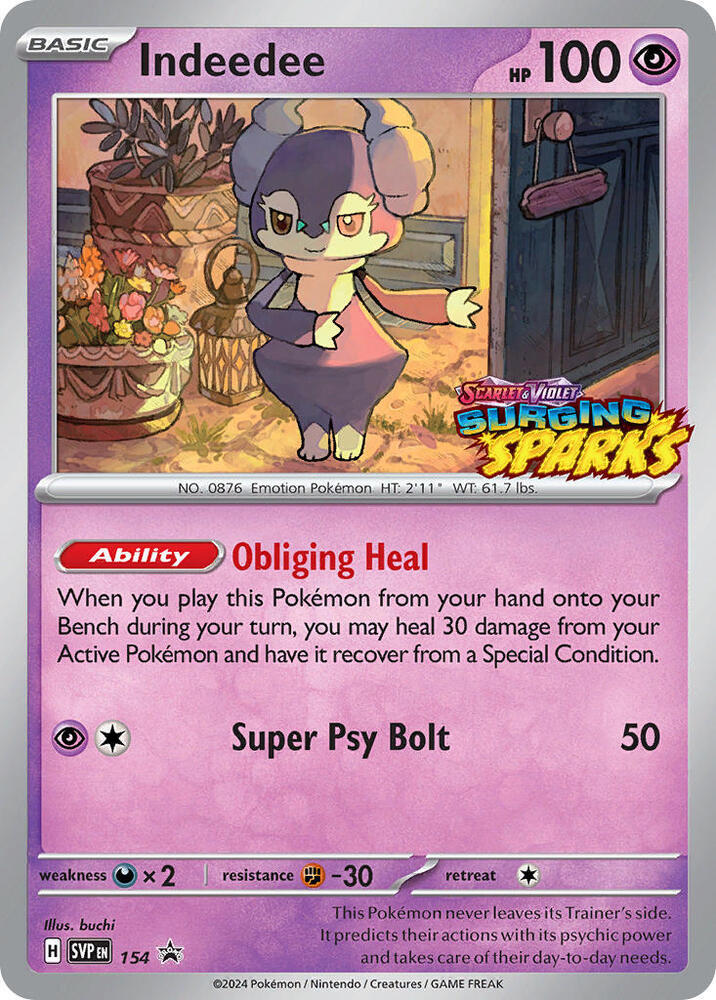 Indeedee - 154 card image