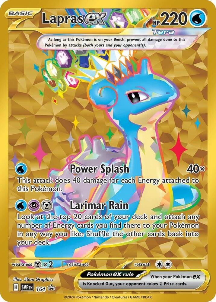 Lapras ex - 164 card image