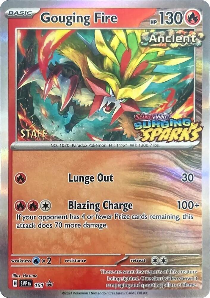 Gouging Fire - 151 (Staff) card image