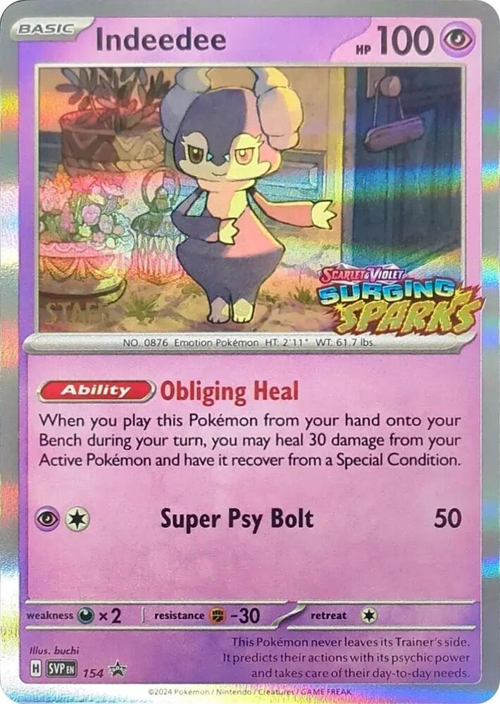 Indeedee - 154 (Staff) card image
