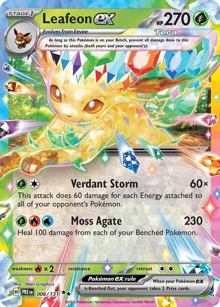 Leafeon ex - 006/131 card image