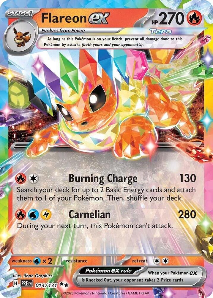 Flareon ex - 014/131 card image