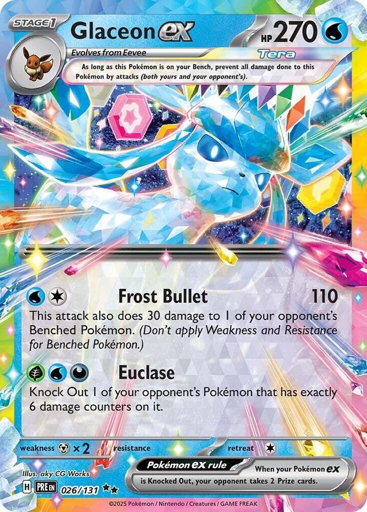 Glaceon ex - 026/131 card image