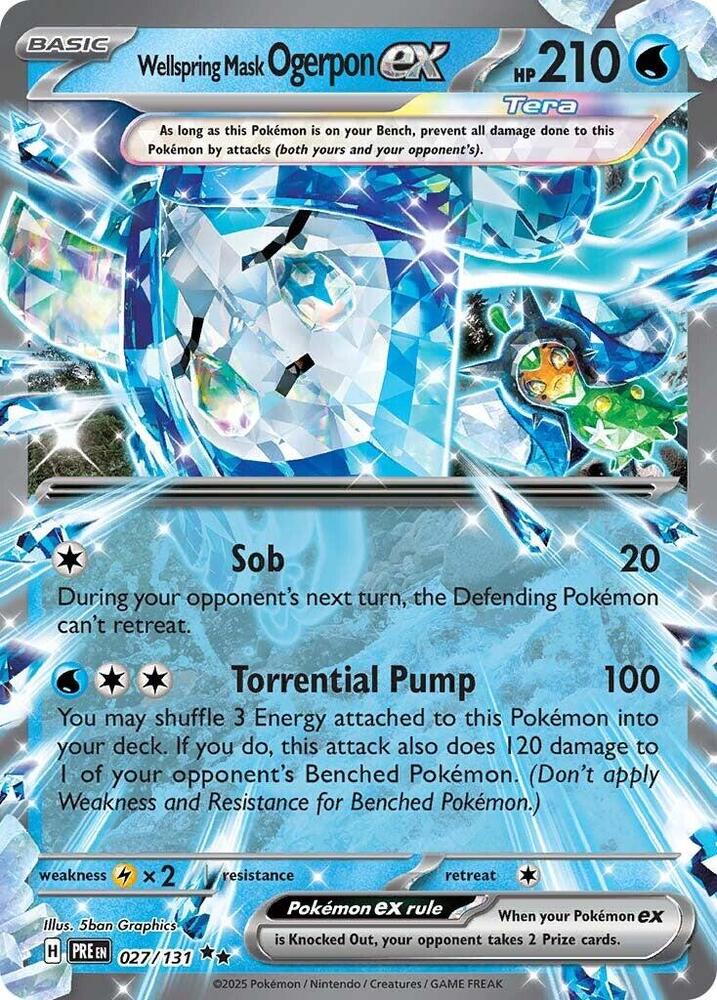 Wellspring Mask Ogerpon ex - 027/131 card image