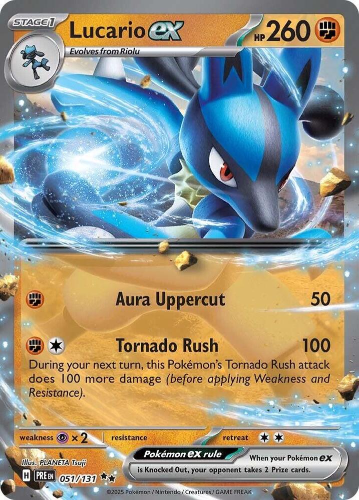 Lucario ex card image