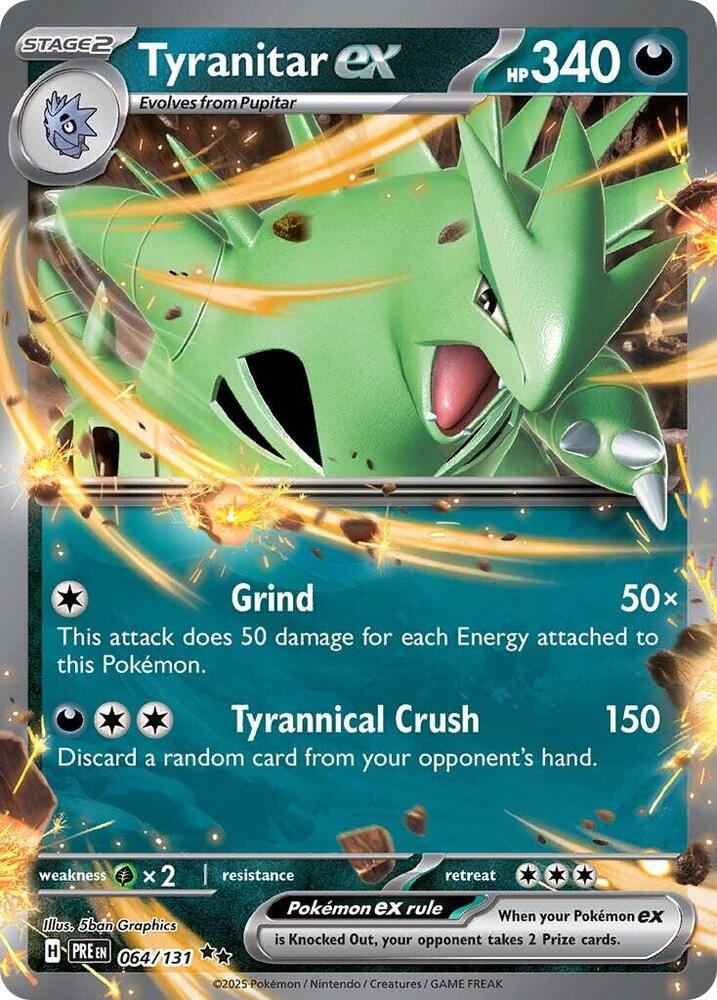 Tyranitar ex card image