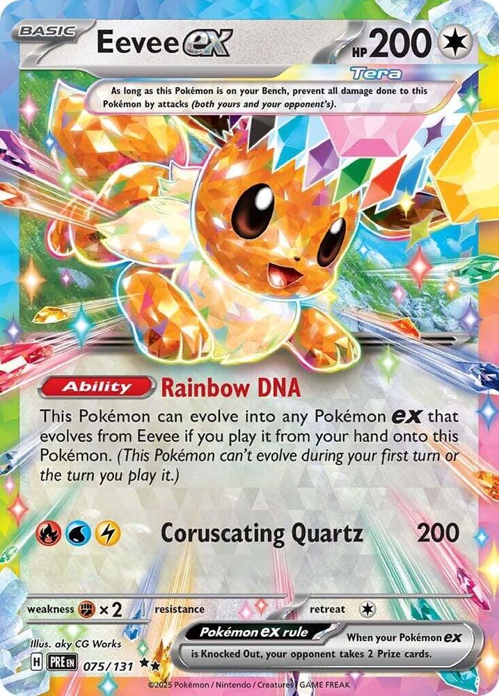 Eevee ex - 075/131 card image