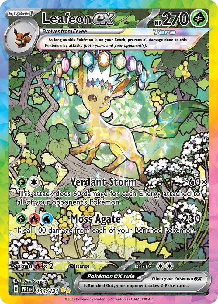 Leafeon ex - 144/131 card image